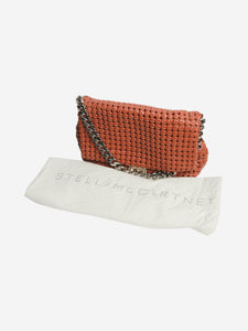 Stella McCartney Tan woven faux-leather shoulder bag