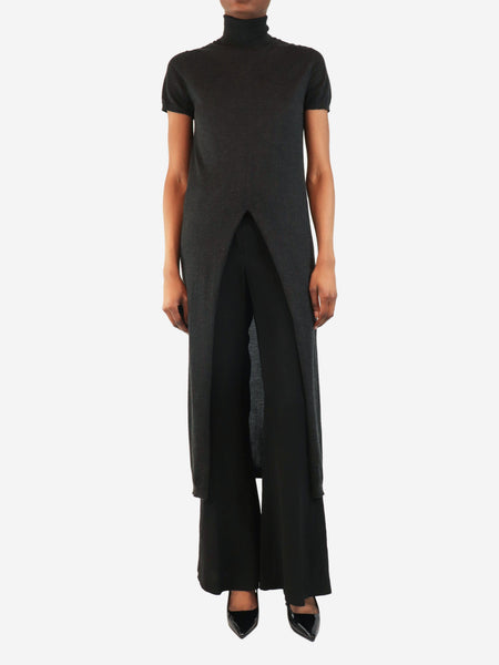 Grey high-neck tunic - size S product image
