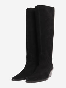 Joseph Black suede western boots - size EU 40 (UK 7)