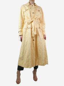 Rejina Pyo Yellow crinkled coat - size M