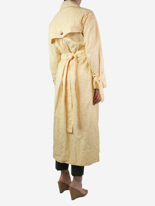 Rejina Pyo Yellow crinkled coat - size M