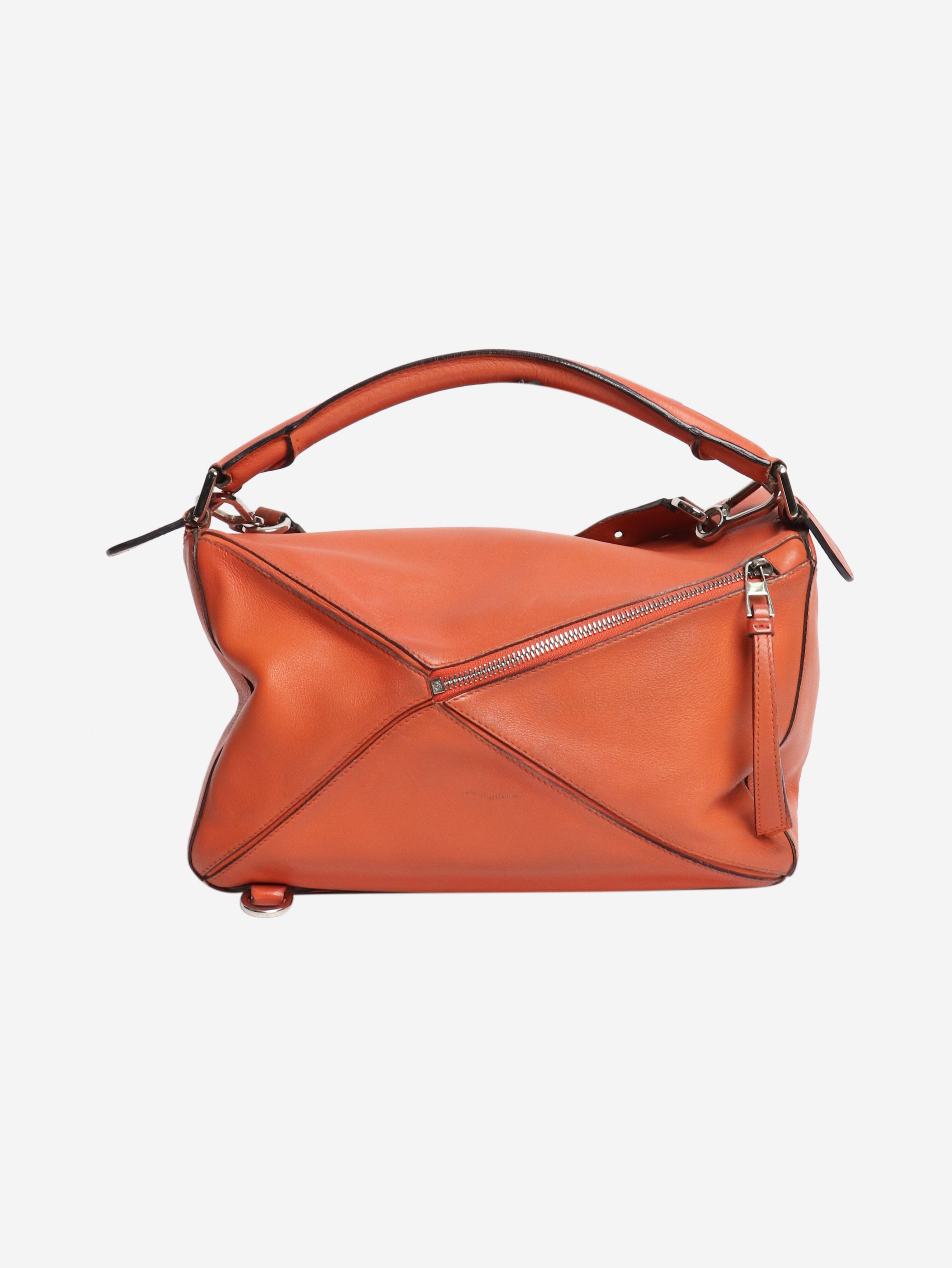 Salmon medium Puzzle bag Shoulder bags Loewe 