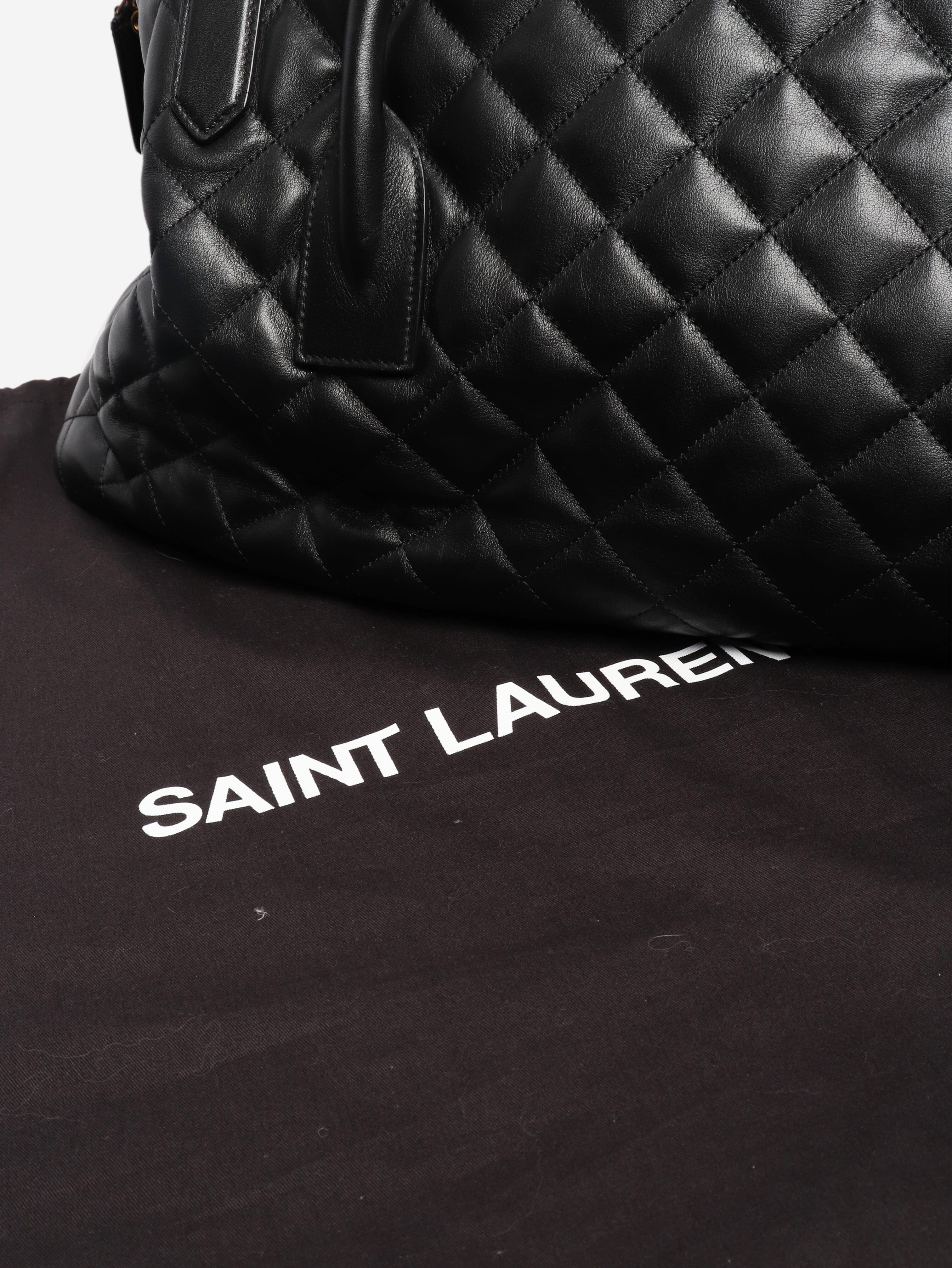 Black ES Giant Travel bag Luggage & Travel Bags Saint Laurent 