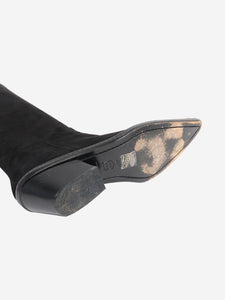 Joseph Black suede western boots - size EU 40 (UK 7)