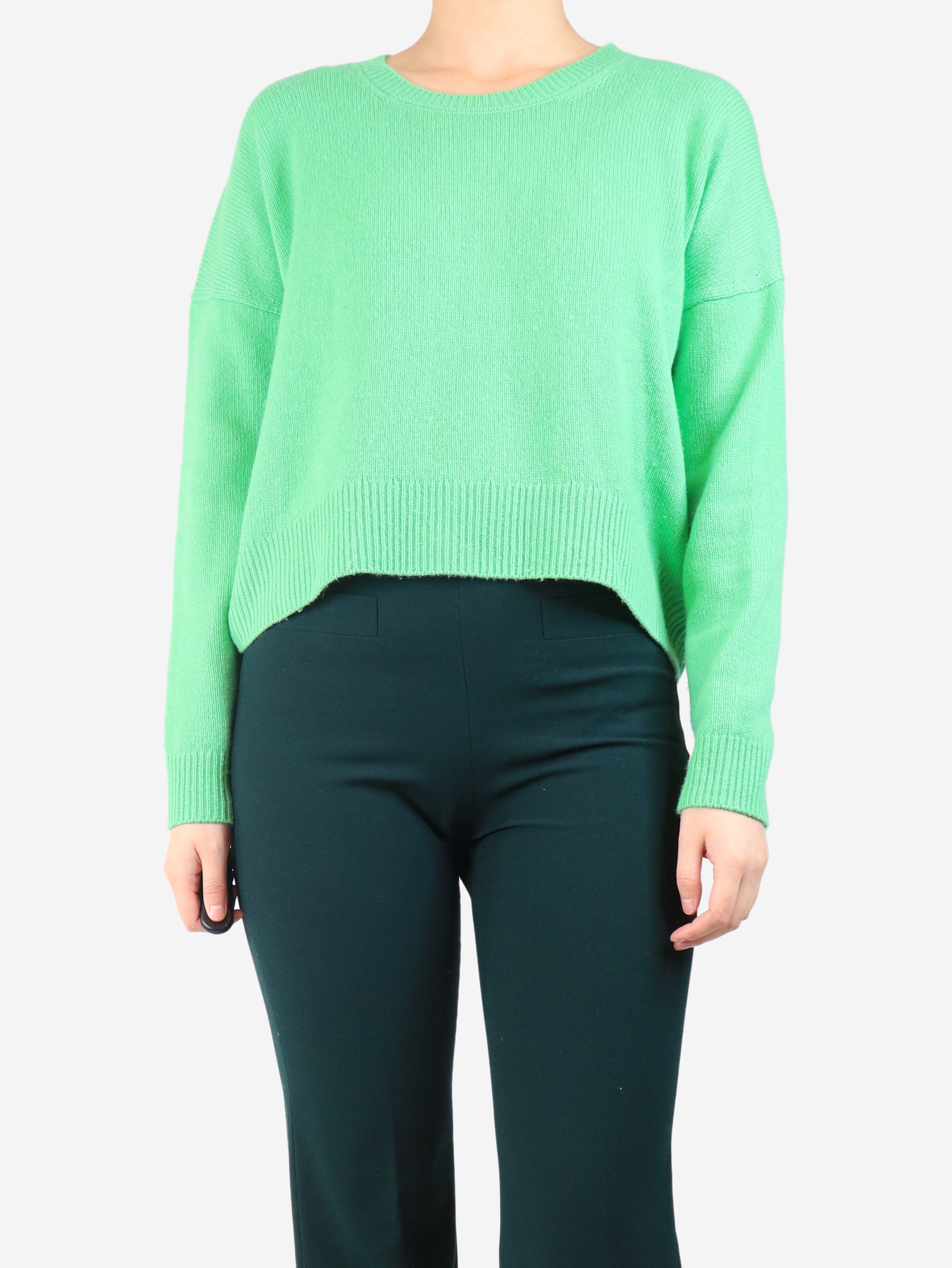 Green cashmere sweater - size S Knitwear ME+EM 