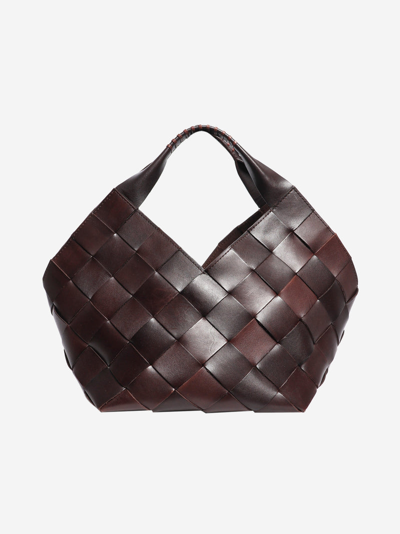 Dark brown Castello leather tote Handbags Dragon Diffusion 