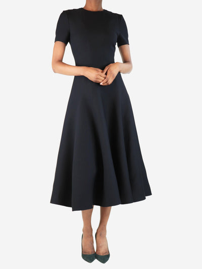 Valentino Black fit and flare midi dress - size UK 6 Dresses Valentino 
