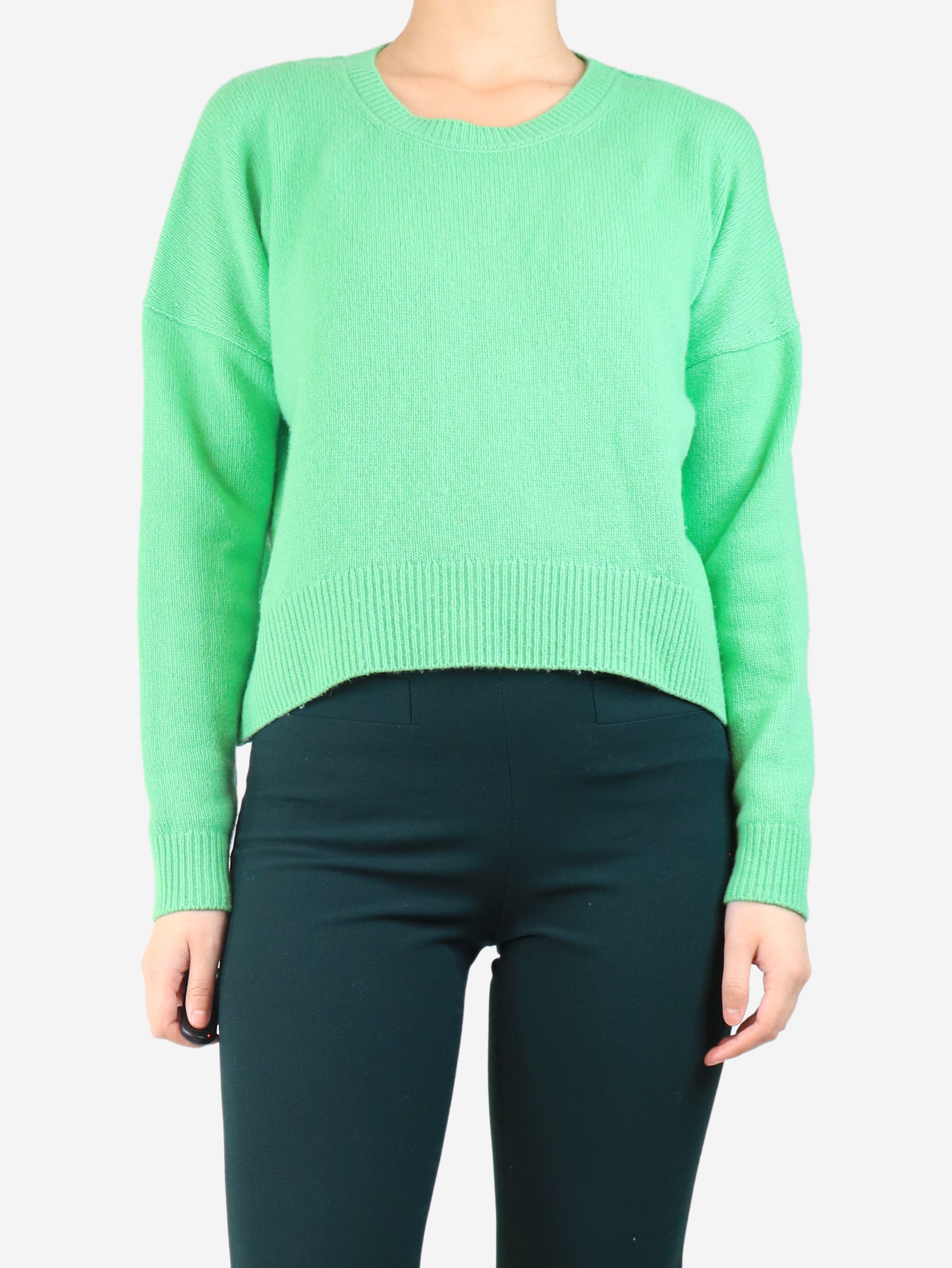 Green cashmere sweater - size S Knitwear ME+EM 