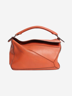 Salmon medium Puzzle bag Shoulder bags Loewe 