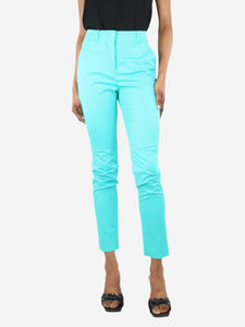 Max Mara Studio Turquoise tailored trousers - size UK 2