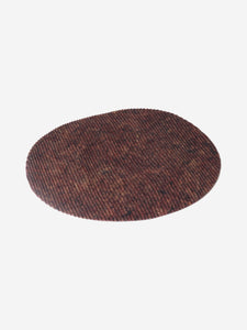 Pleats Please Dark brown pleated beret