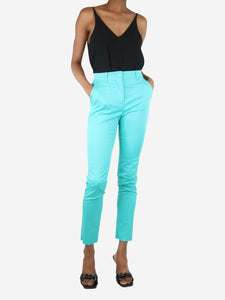 Max Mara Studio Turquoise tailored trousers - size UK 2