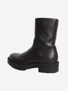 Brown Nobilis ankle boot - size EU 38 (UK 5) Boots The Row 
