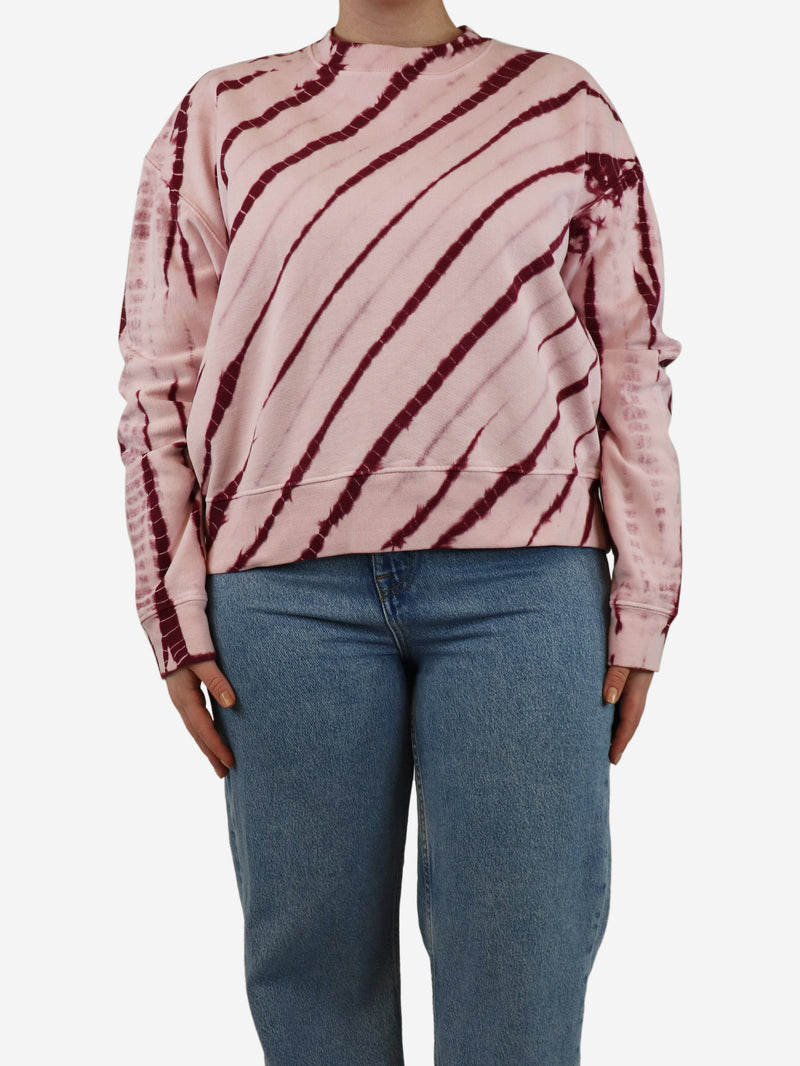 Pink tie dye jumper