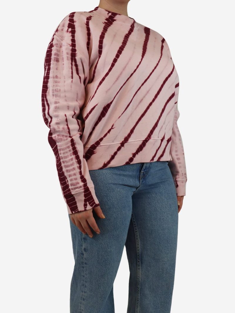 Pink and purple tie dye jumper - size L Tops Proenza Schouler 
