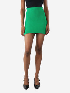 Hunza G Green mini skirt - One size