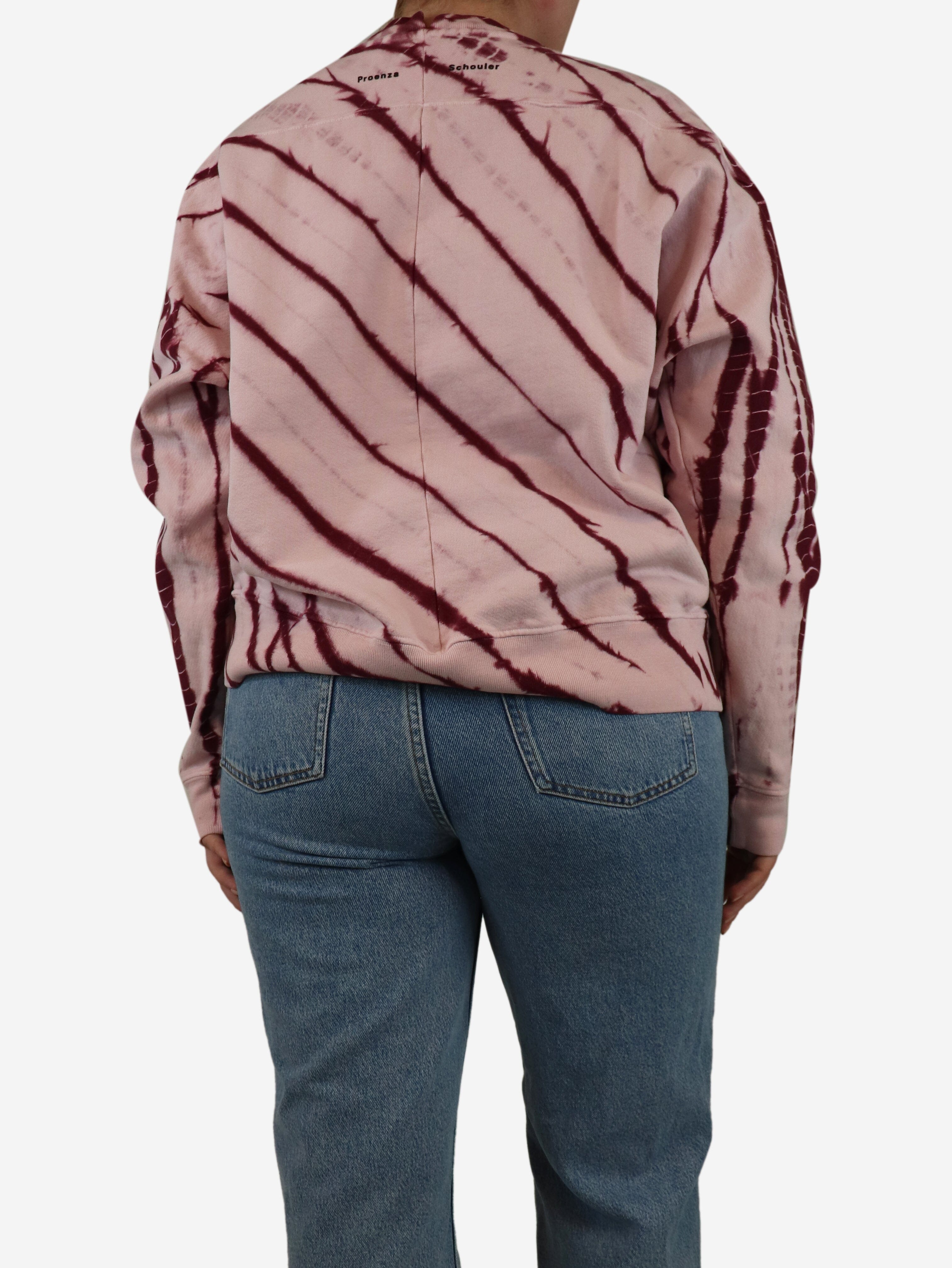 Pink and purple tie dye jumper - size L Tops Proenza Schouler 