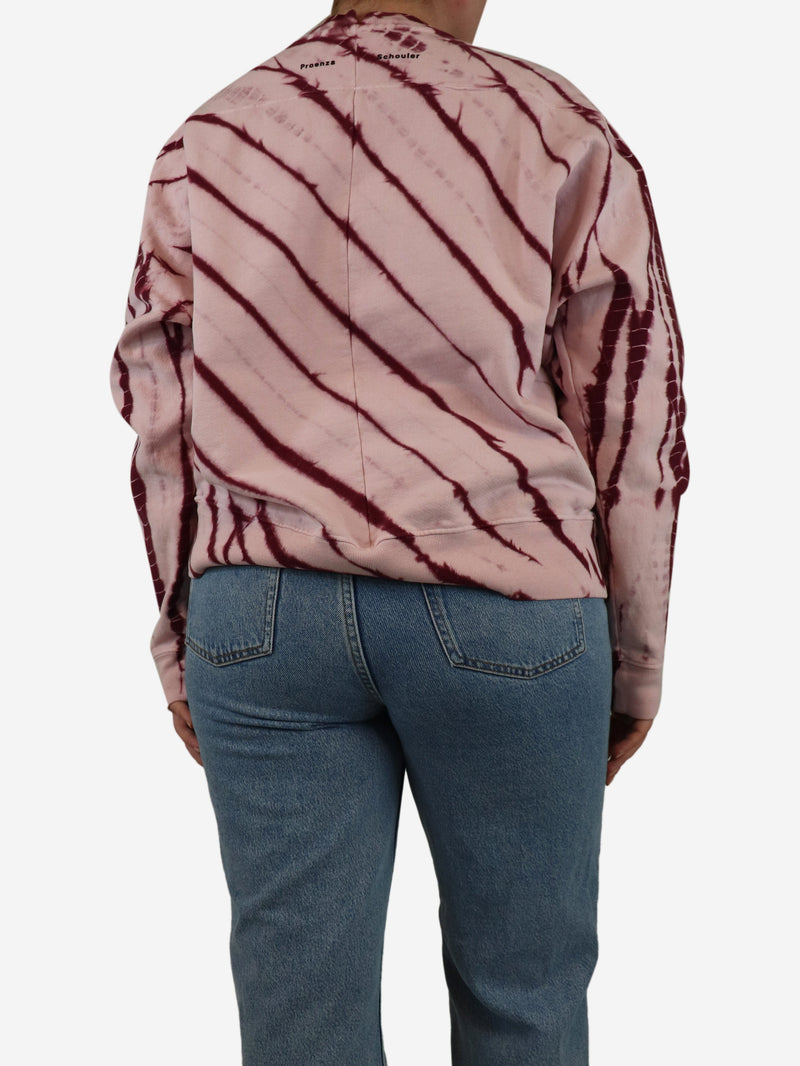 Pink and purple tie dye jumper - size L Tops Proenza Schouler 