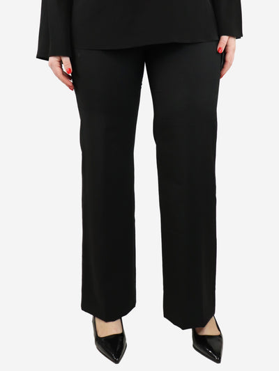 Black wool trousers - size UK 12 Trousers Vivienne Westwood 