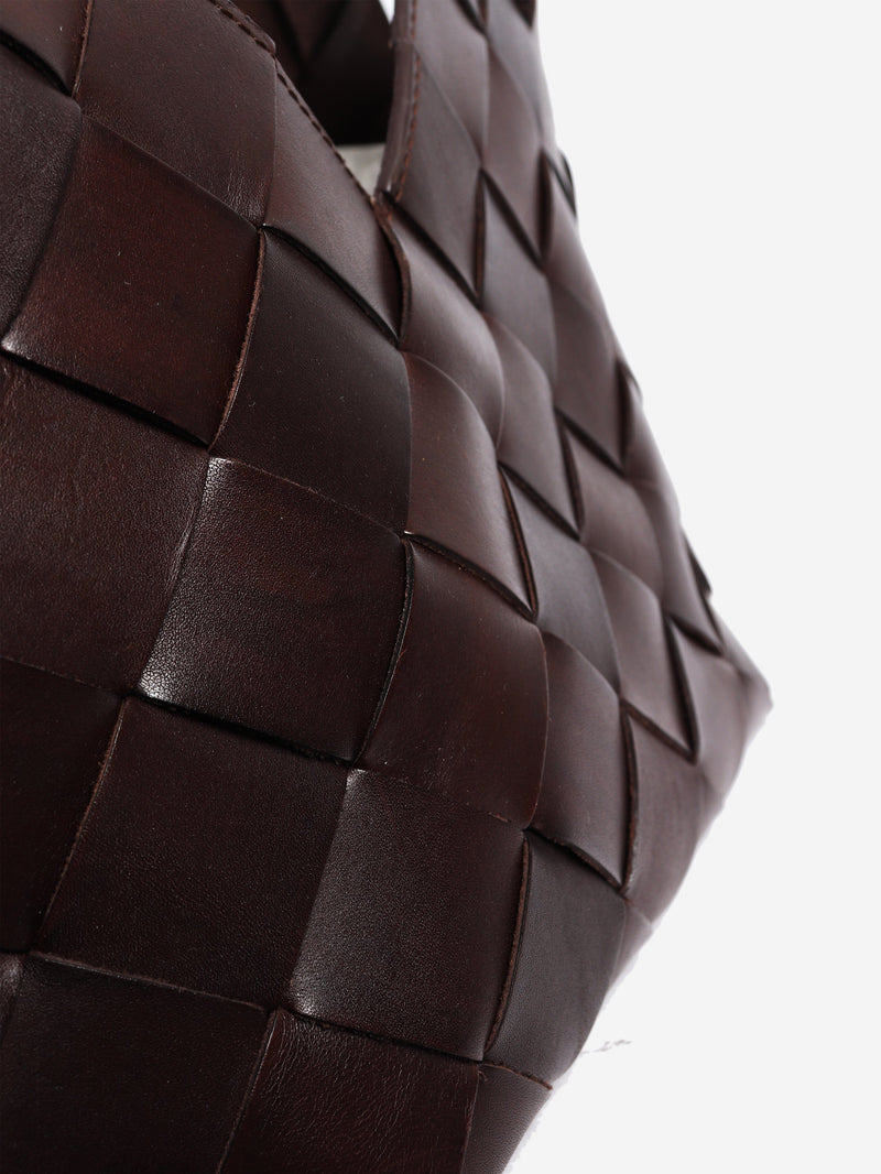 Dark brown Castello leather tote Handbags Dragon Diffusion 