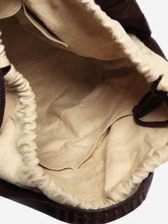 Dark brown Castello leather tote Handbags Dragon Diffusion 
