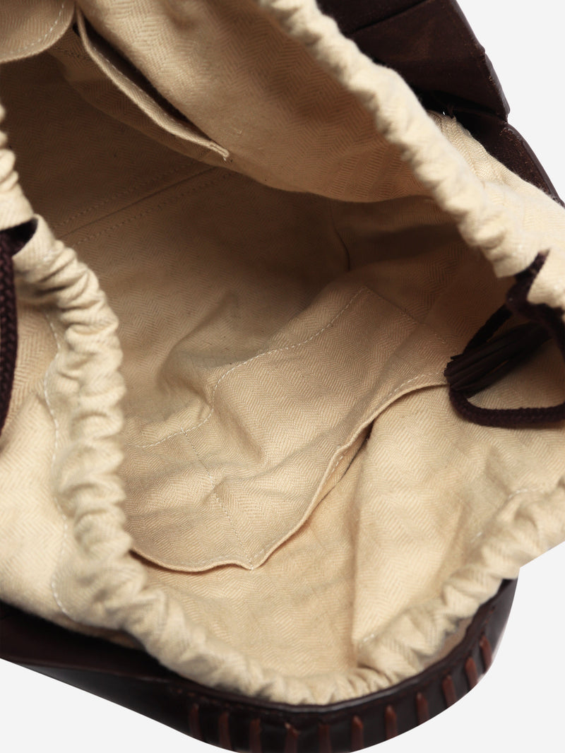 Dark brown Castello leather tote Handbags Dragon Diffusion 