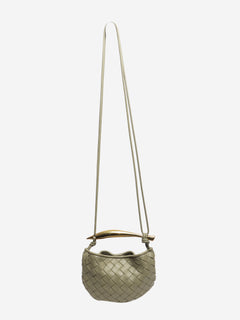 Green Sardine mini Intrecciato leather bag Cross-body bags Bottega Veneta 
