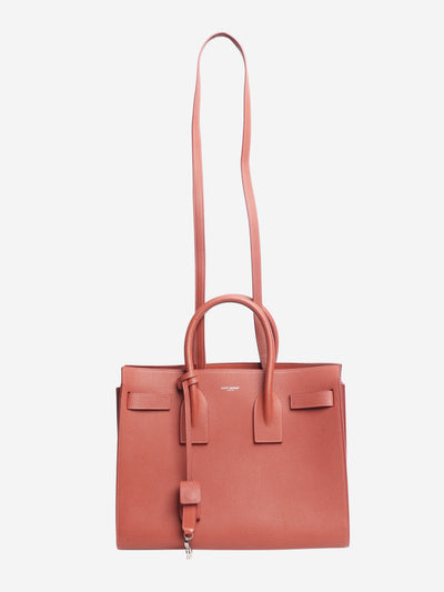 Pink Sac de Jour leather tote bag Tote Bags Saint Laurent 