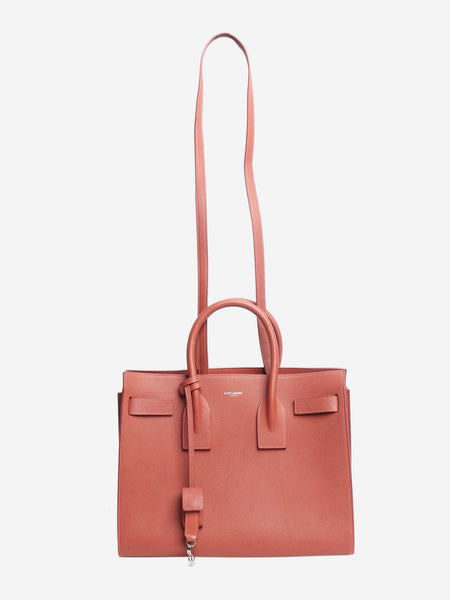 Pink Sac de Jour leather tote bag product image