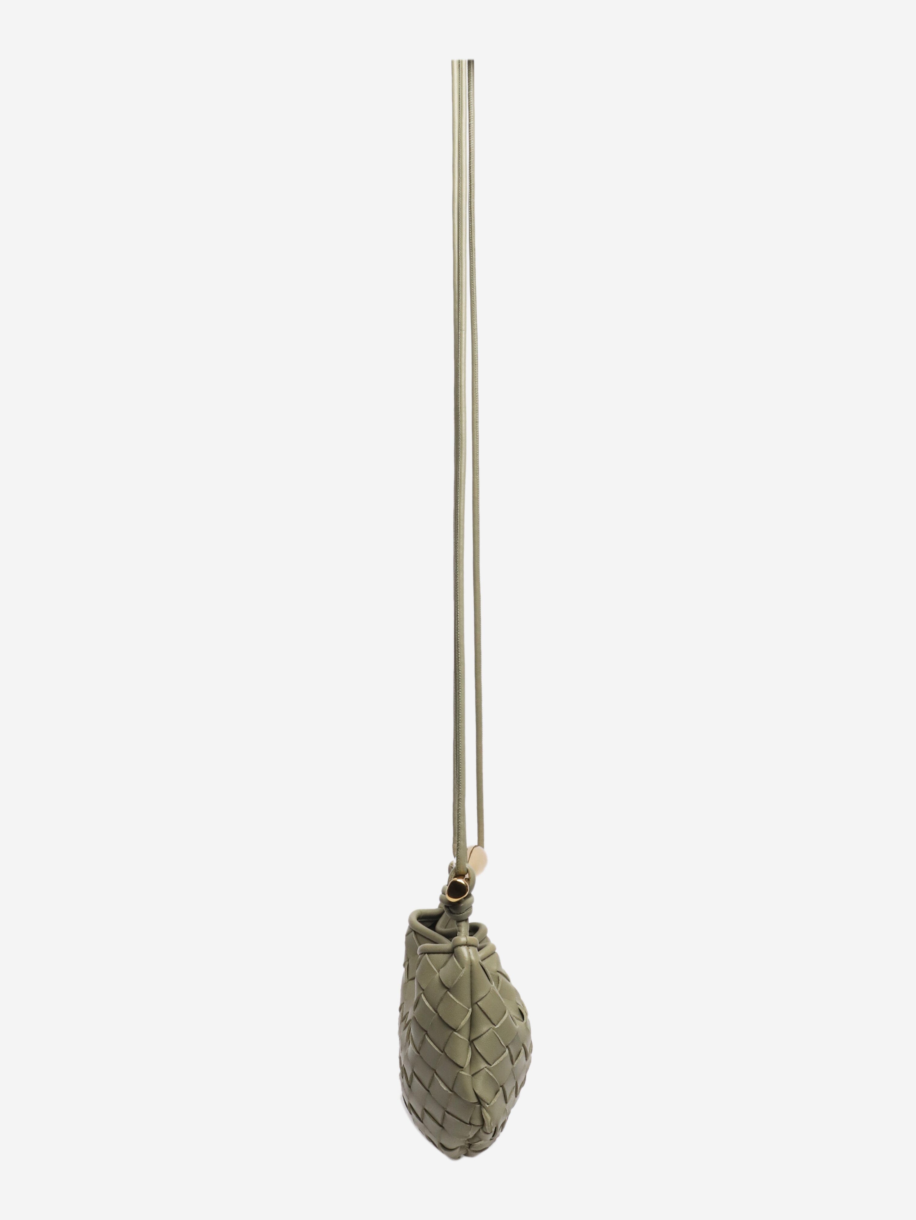 Green Sardine mini Intrecciato leather bag Cross-body bags Bottega Veneta 