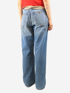 Blue straight-leg denim jeans - size UK 8 Trousers Valentino 