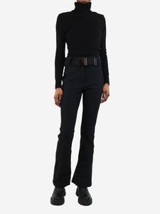 Goldbergh Black belted ski pants - size UK 8