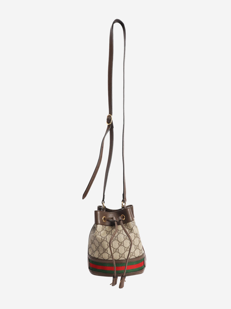 Brown Ophidia mini bucket bag Shoulder bags Gucci 