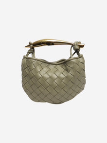 Green Sardine mini Intrecciato leather bag Cross-body bags Bottega Veneta 