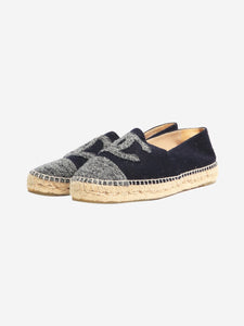 Chanel Navy blue espadrilles with CC logo - size EU 41