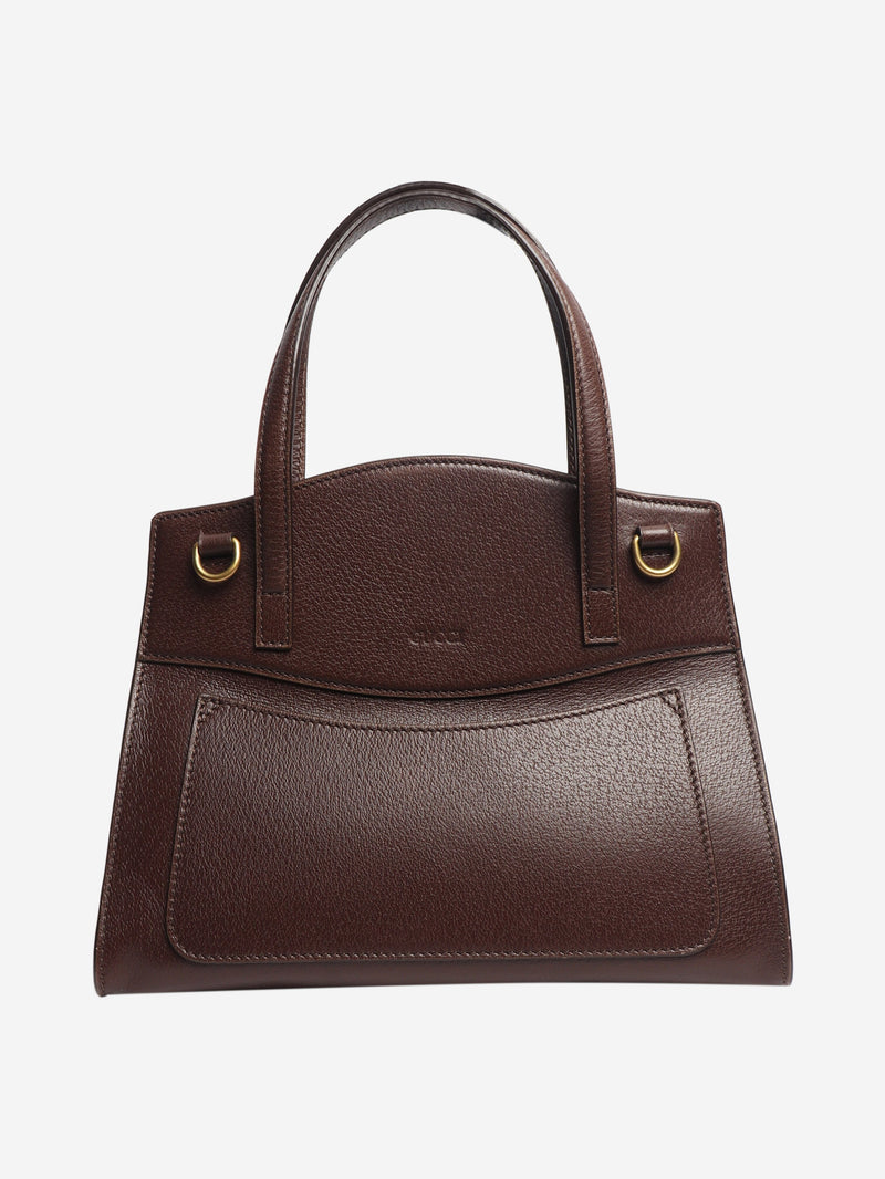 Brown medium Linea Butterfly Totem bag Shoulder bags Gucci 