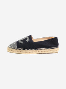 Chanel Navy blue espadrilles with CC logo - size EU 41