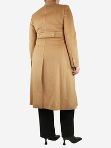 Max Mara Beige camelhair coat - size UK 12