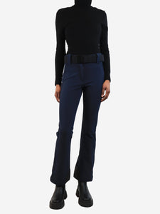 Goldbergh Navy blue belted ski pants - size UK 8