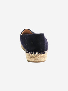 Chanel Navy blue espadrilles with CC logo - size EU 41