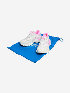 Balenciaga x Adidas White and neon pink Track sneakers - size EU 38