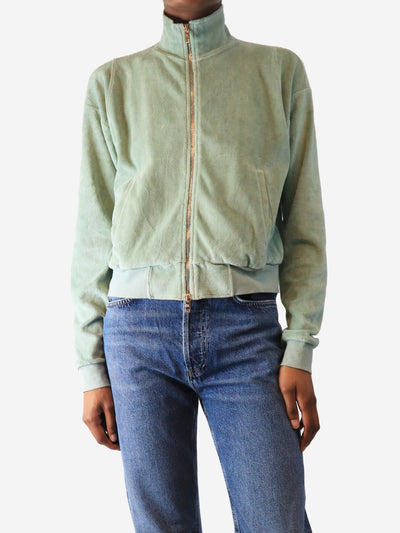 Mint velour track jacket - size XS Coats & Jackets Suzie Kondi 