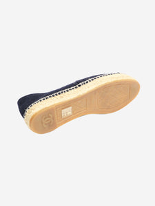 Chanel Navy blue espadrilles with CC logo - size EU 41