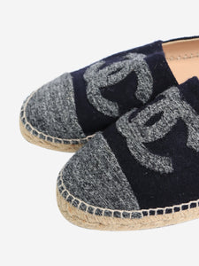 Chanel Navy blue espadrilles with CC logo - size EU 41