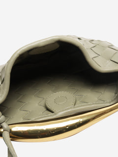 Green Sardine mini Intrecciato leather bag Cross-body bags Bottega Veneta 