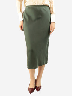 Green silk midi skirt - size M Skirts Anine Bing 
