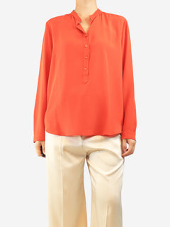 Orange silk blouse - size UK 10 Tops Stella McCartney 