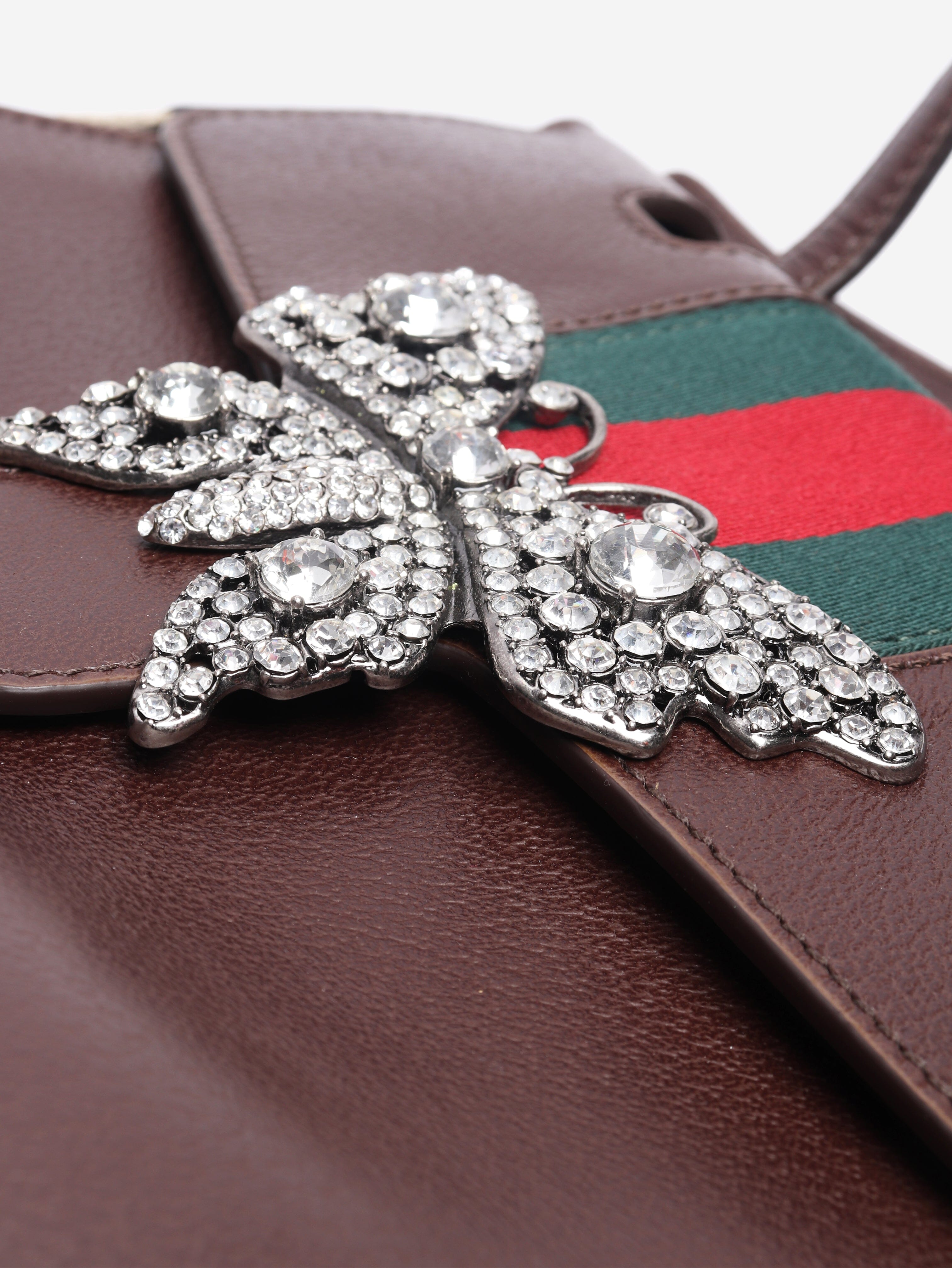 Brown medium Linea Butterfly Totem bag Shoulder bags Gucci 