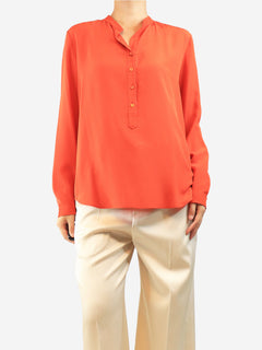 Orange silk blouse - size UK 10 Tops Stella McCartney 