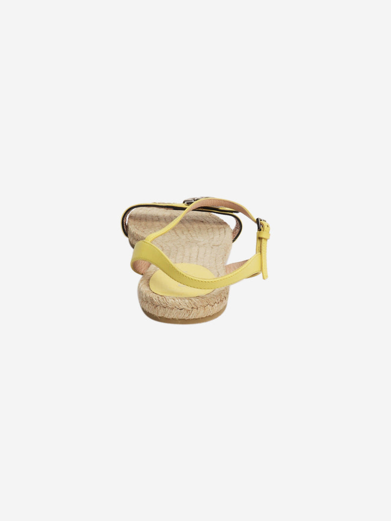Yellow Marmont espadrille sandals - size EU 39 Flat Sandals Gucci 